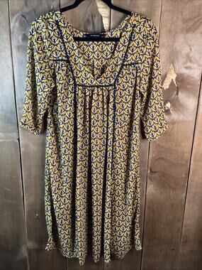 Elements Mustard Dress Size 8 Medium